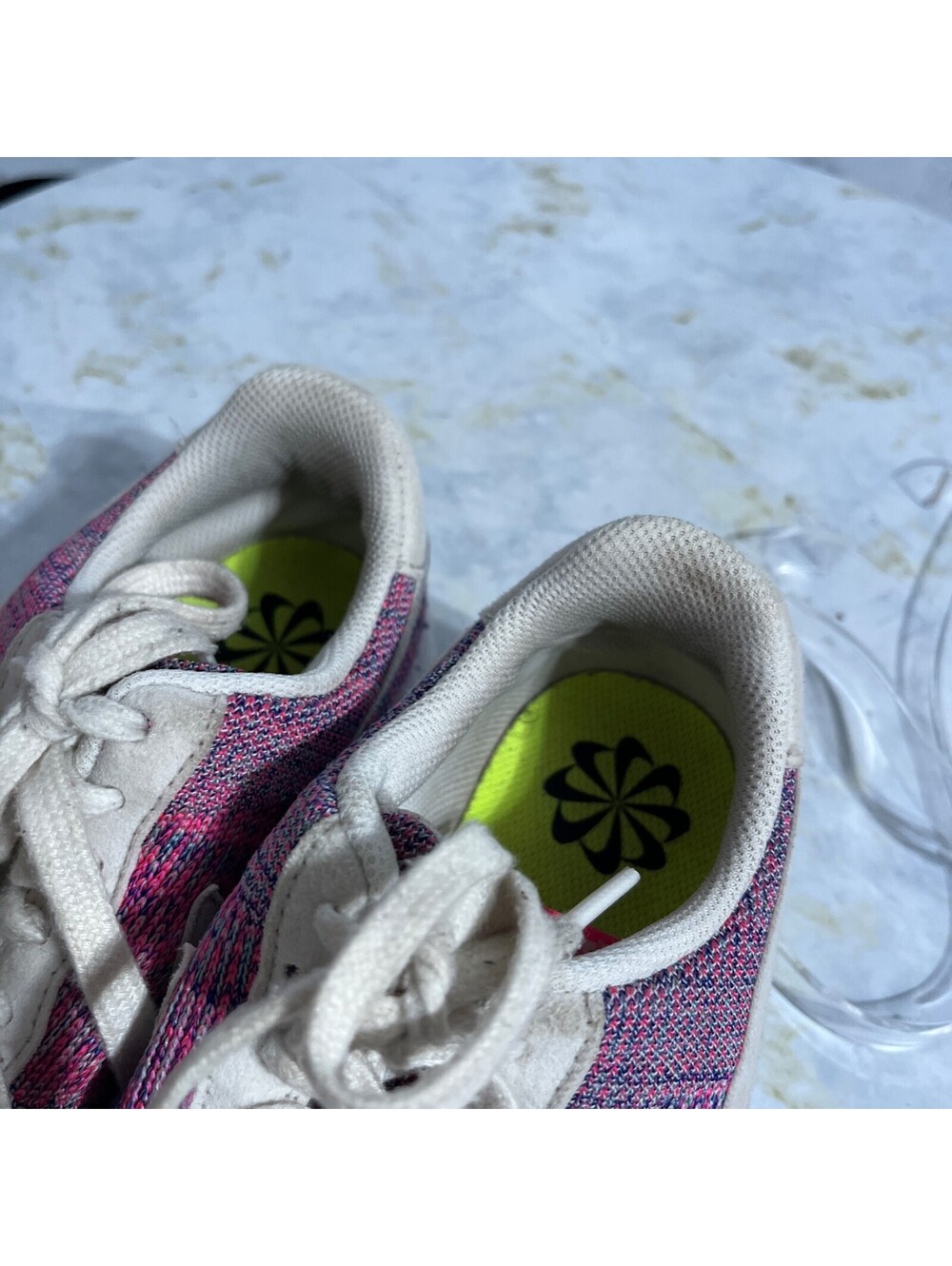 Nike Air Force 1 Crater Flyknit Womens Sz 7.5 Shoes Pink Purple Colorful Sneaker - Picture 13 of 14